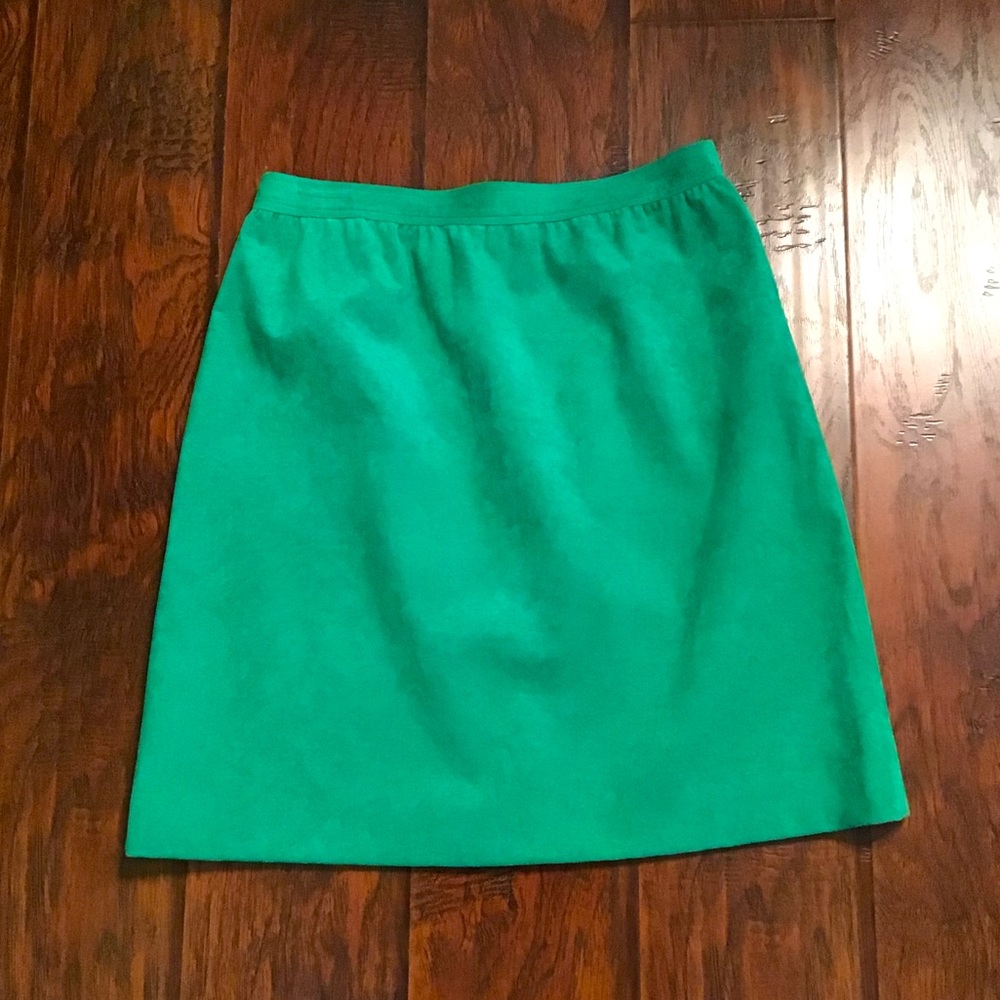 Vintage Green “Suede” Skirt